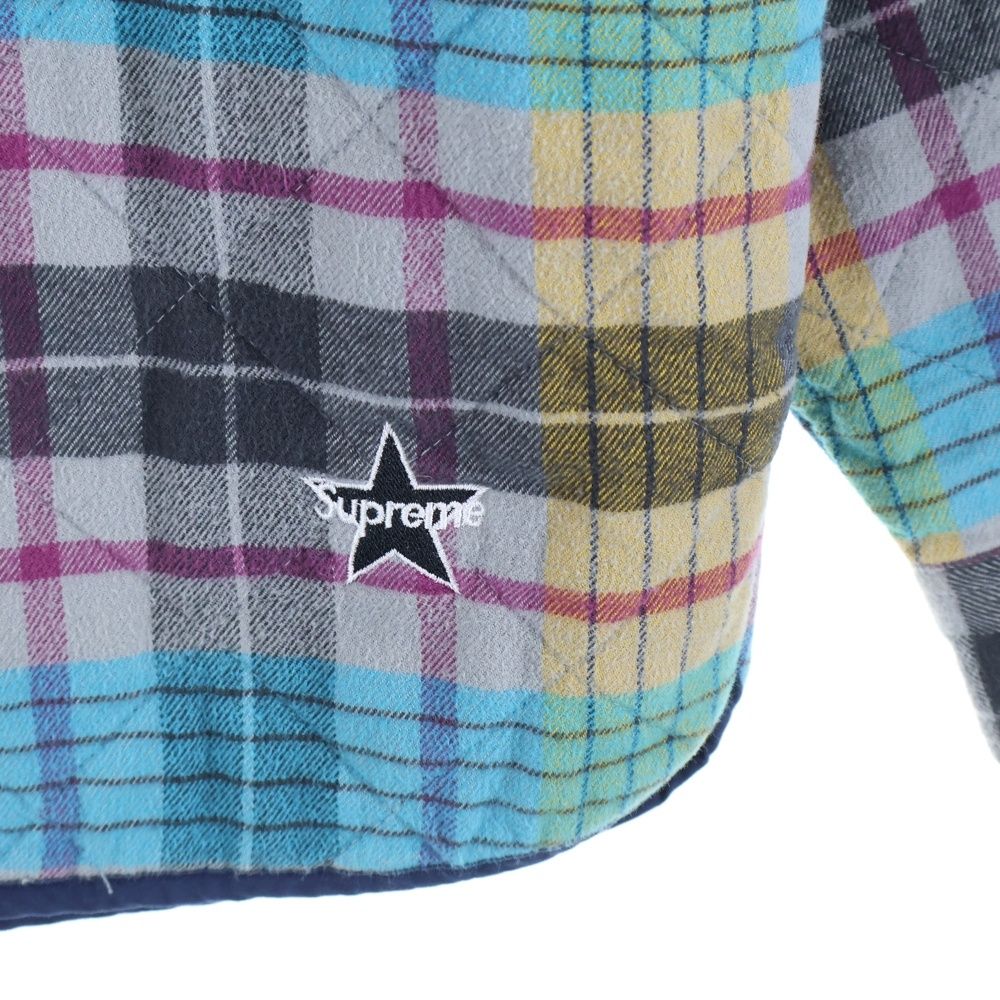 SUPREME (シュプリーム) 24AW Quilted Flannel Zip Up Shirt