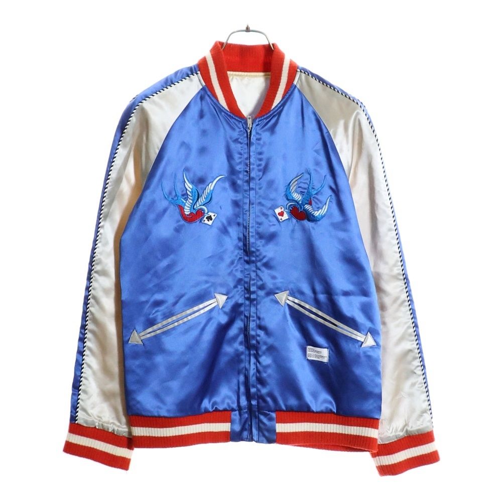 BEDWIN THE HEARTBREAKERS ベドウィンアンドザハートブレーカーズ フロント刺繍 スーベニアジャケット ブルー
