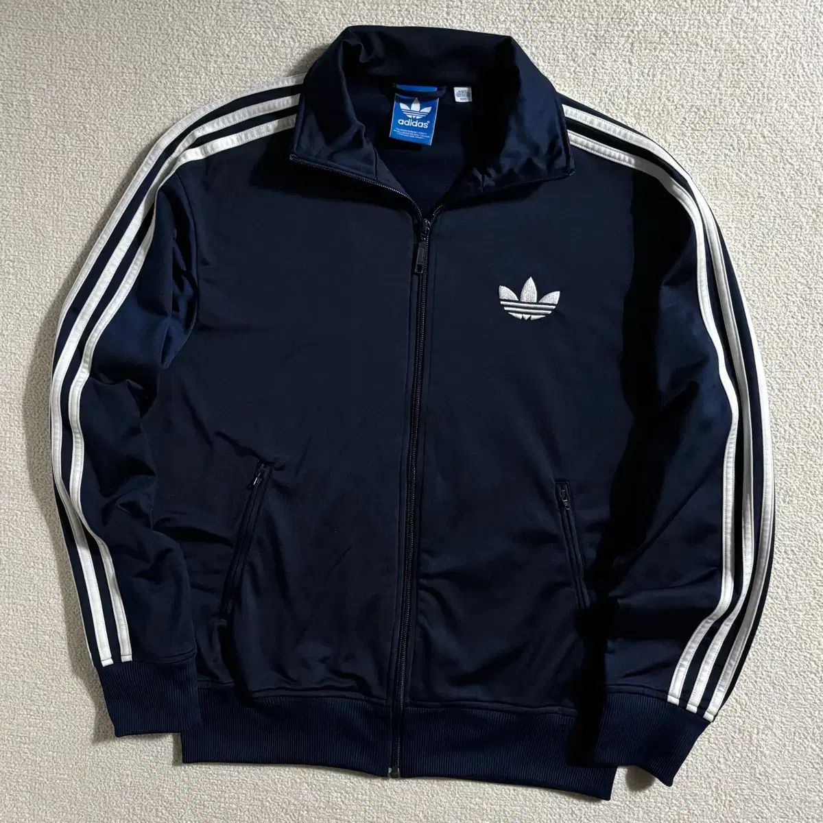 アディダス 旧ファイヤーバード ネイビー ジャージ 100
