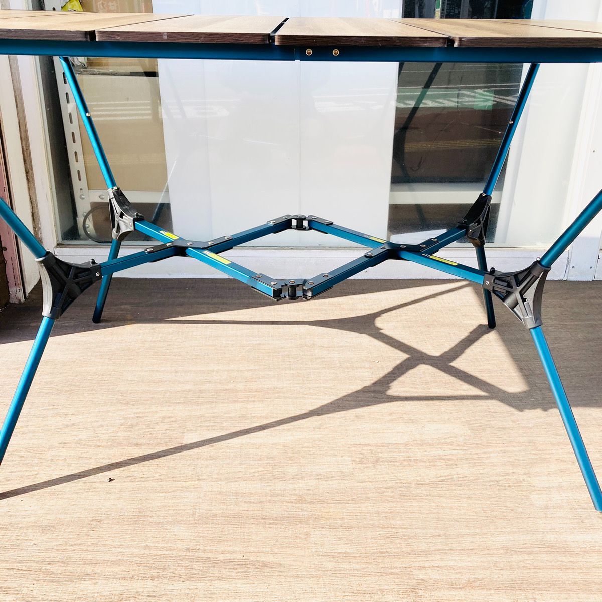 完品 mont-bell モンベル マルチ フォールディング テーブル ワイド 1122636 Hi-Low-Za 3段階高さ調整 キャンプ アウトドア