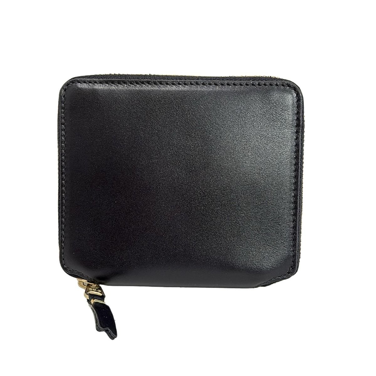 COMMEdesGARCONS コムデギャルソン 2つ折り財布 - 黒 レザー