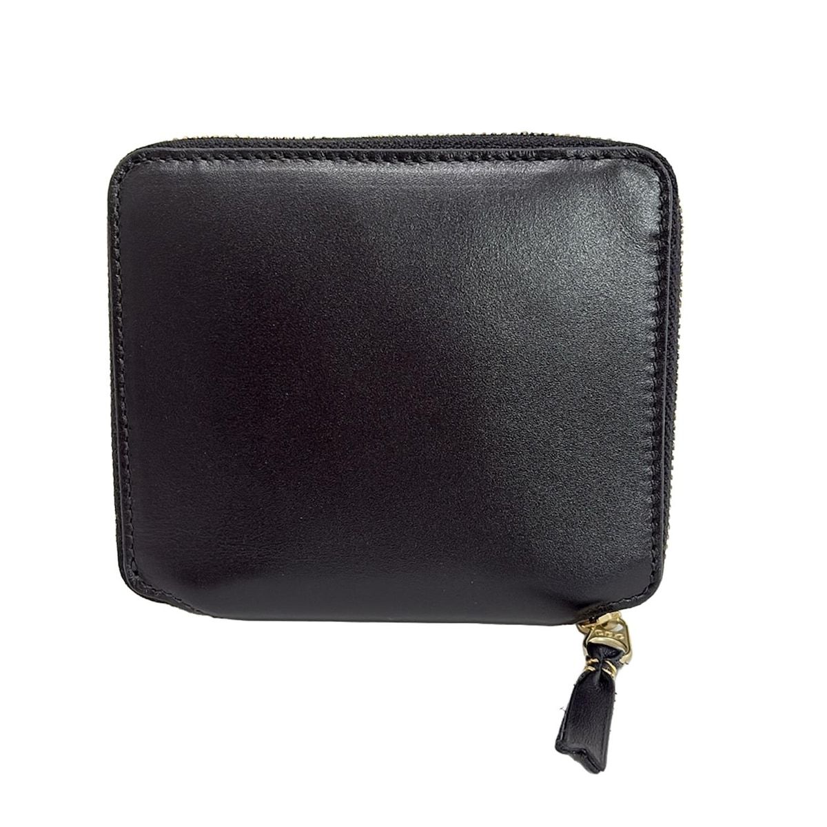 COMMEdesGARCONS コムデギャルソン 2つ折り財布 黒 レザー