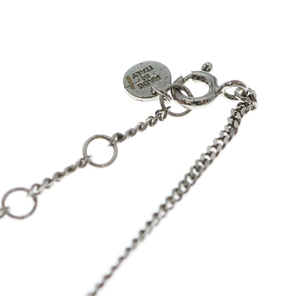 FENDI (フェンディ) オーロック ロゴ ラインストーン ネックレス