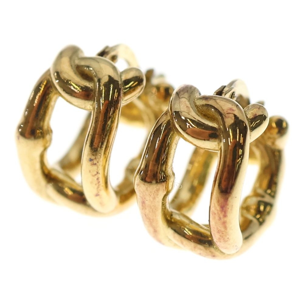 BOTTEGA VENETA (ボッテガヴェネタ) ツイストチェーン フープ ピアス