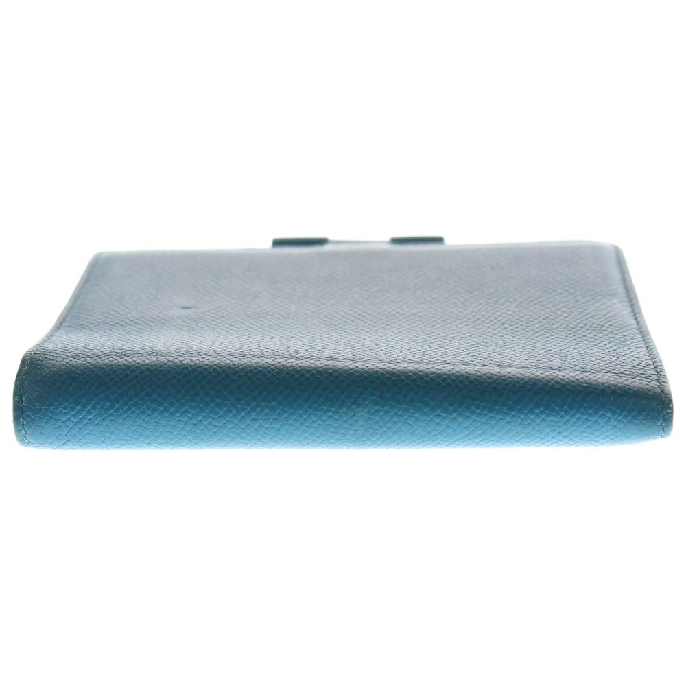 手帳カバー ブルー