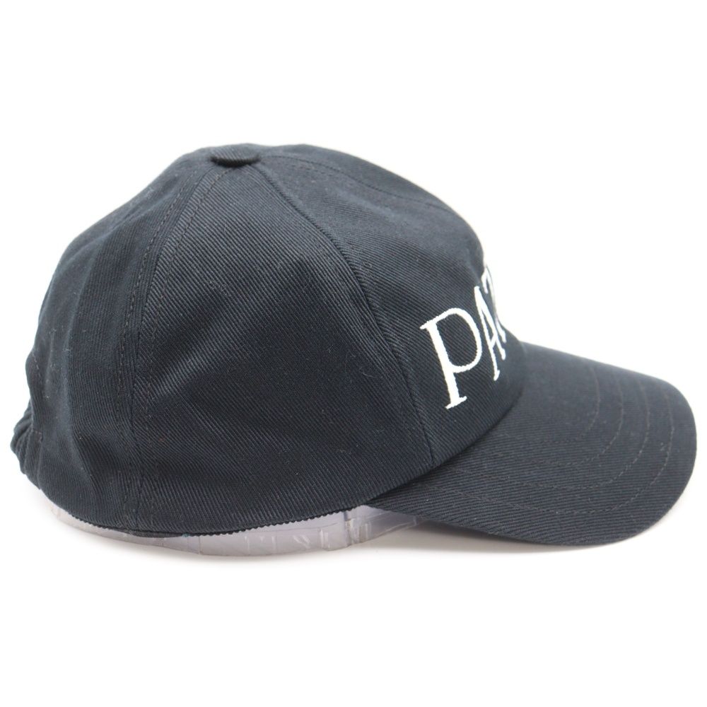 PATOU (パトゥー) ロゴ刺繍6パネルキャップ ブラック - メルカリ