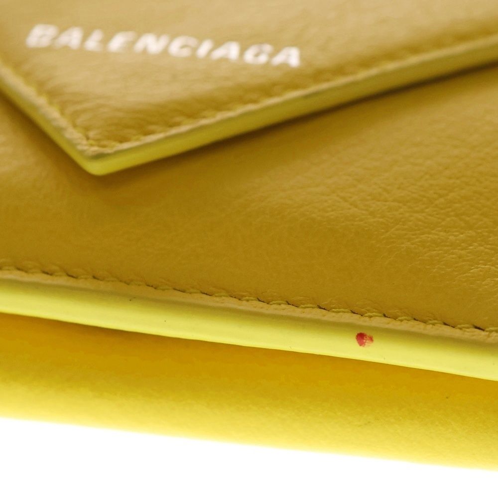 BALENCIAGA (バレンシアガ) 三つ折り財布 ペーパーミニ コンパクト