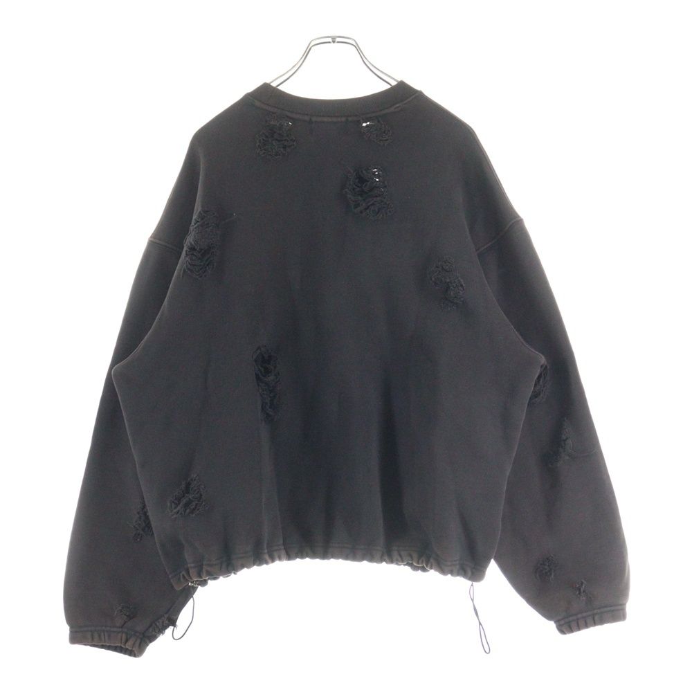 THUG CLUB (サグクラブ) 24SS War Victim Distressed Crewneck