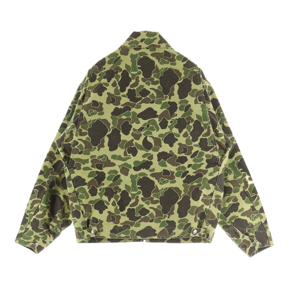 Carhartt WIP カーハート ダブリューアイピー DUCK DETROIT JACKET CAMO ダックデトロイトジャケット カモ カーキ ブラウン I 034281.2 EQ.06.03