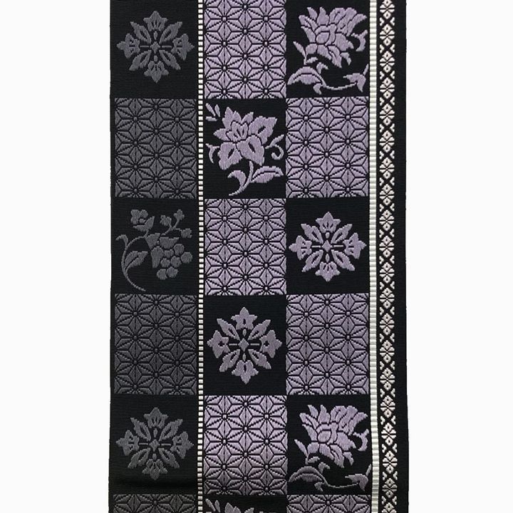 新品 未使用品 博多織 半幅帯 雅 リバーシブル 長さ/3m78cm 森博多織