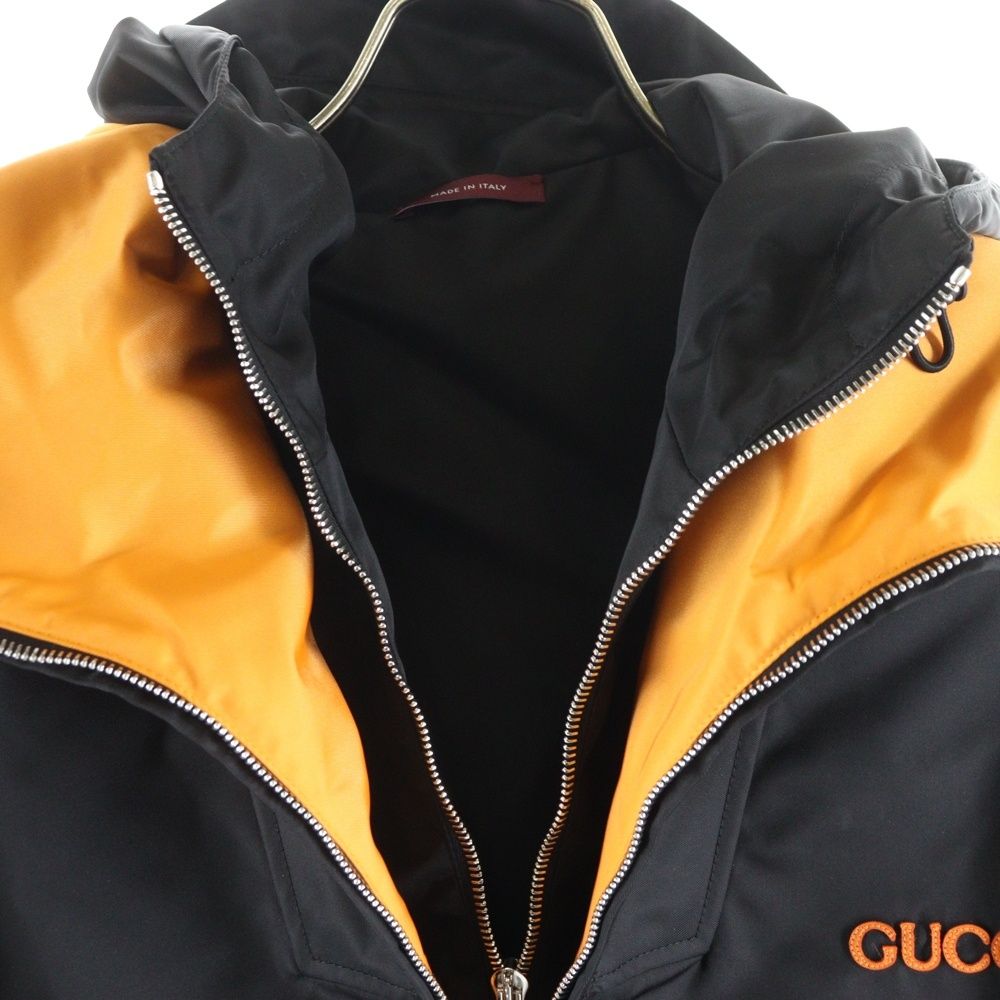 GUCCI ブラック ナイロン ブルゾン GUCCI ブラック ナイロン ブルゾン