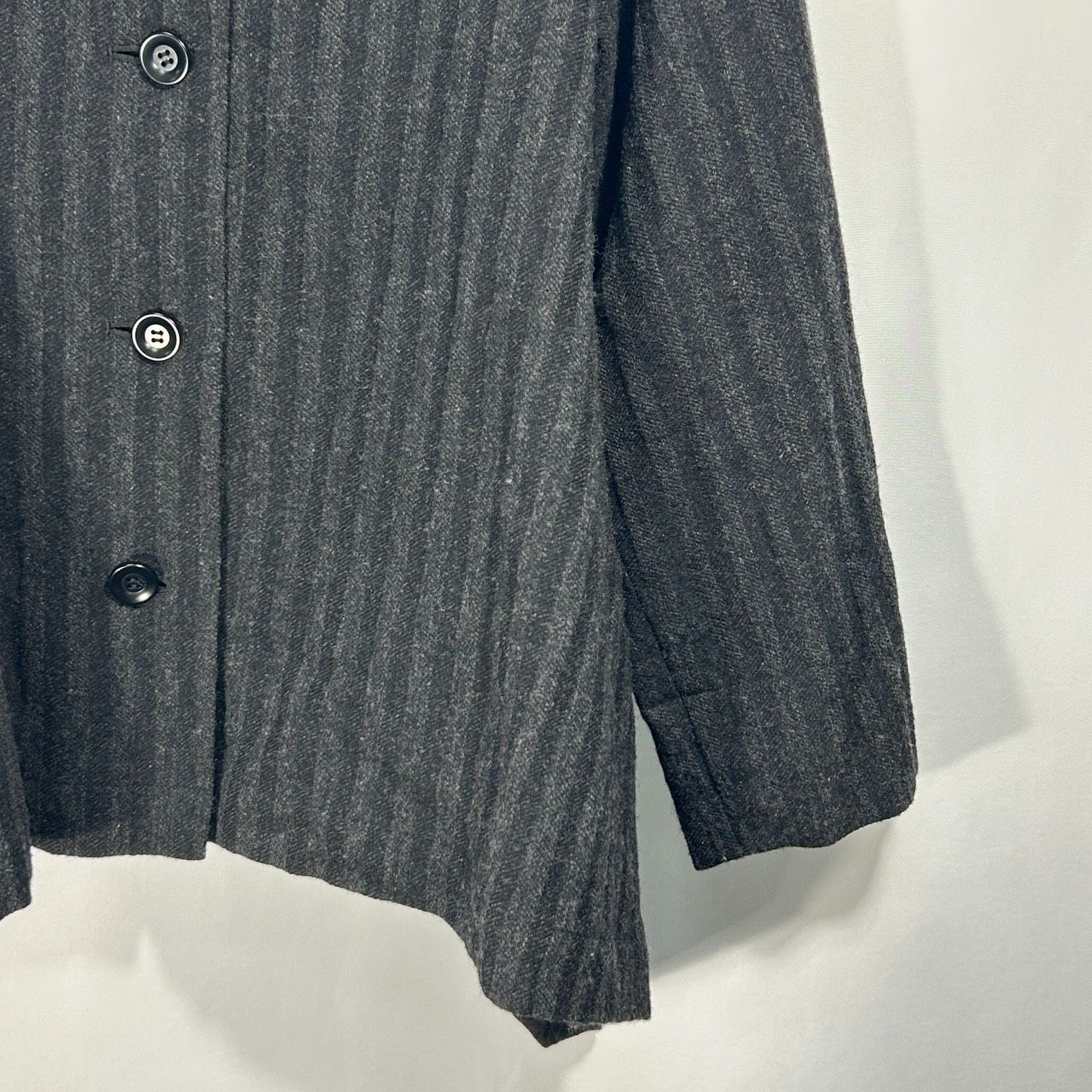 慈雨【40】グレー系 ウールコート ジャケット 長袖アウター 羽織り