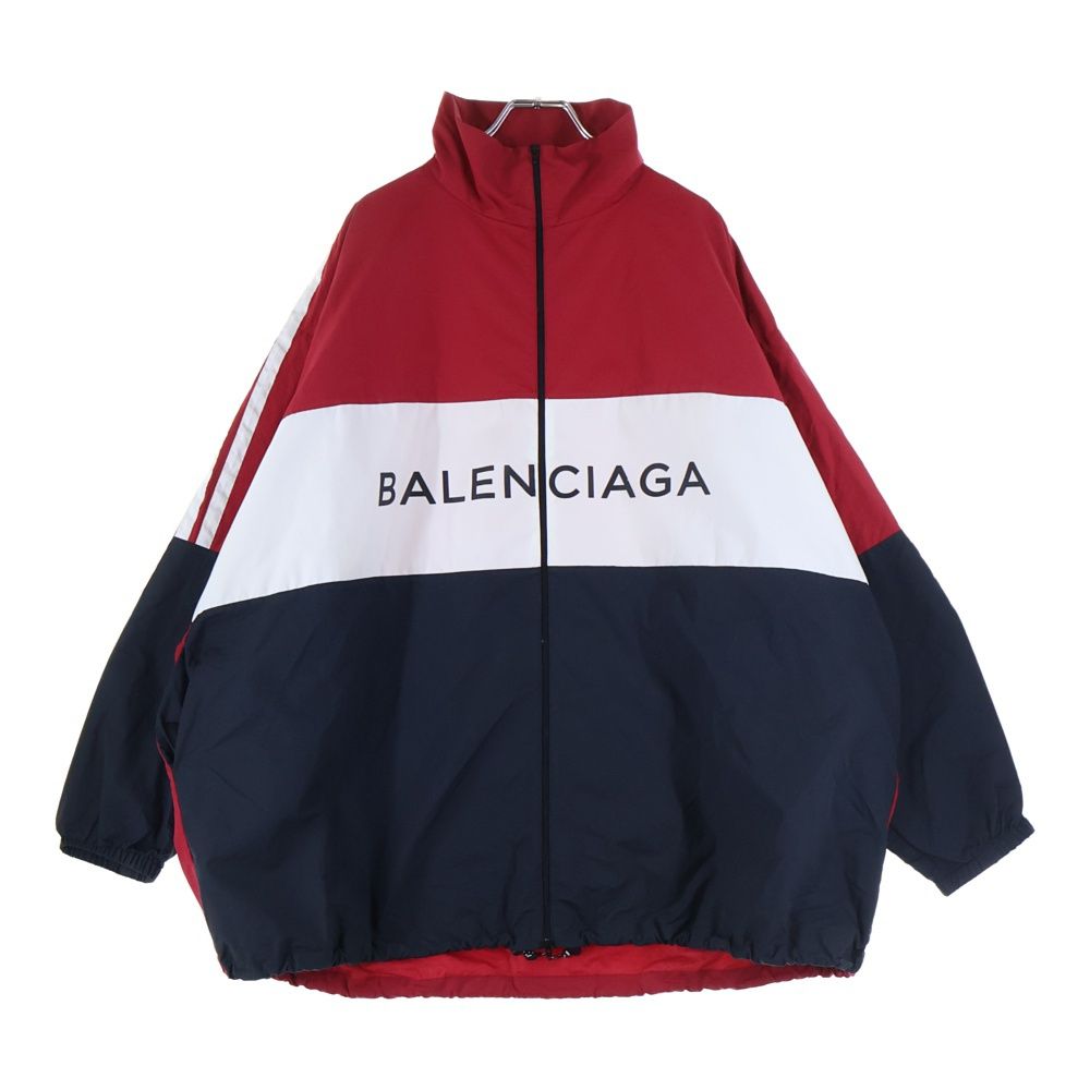 BALENCIAGA (バレンシアガ) 18SS TRACKSUIT POPLIN SHIRT JACKET ロゴ
