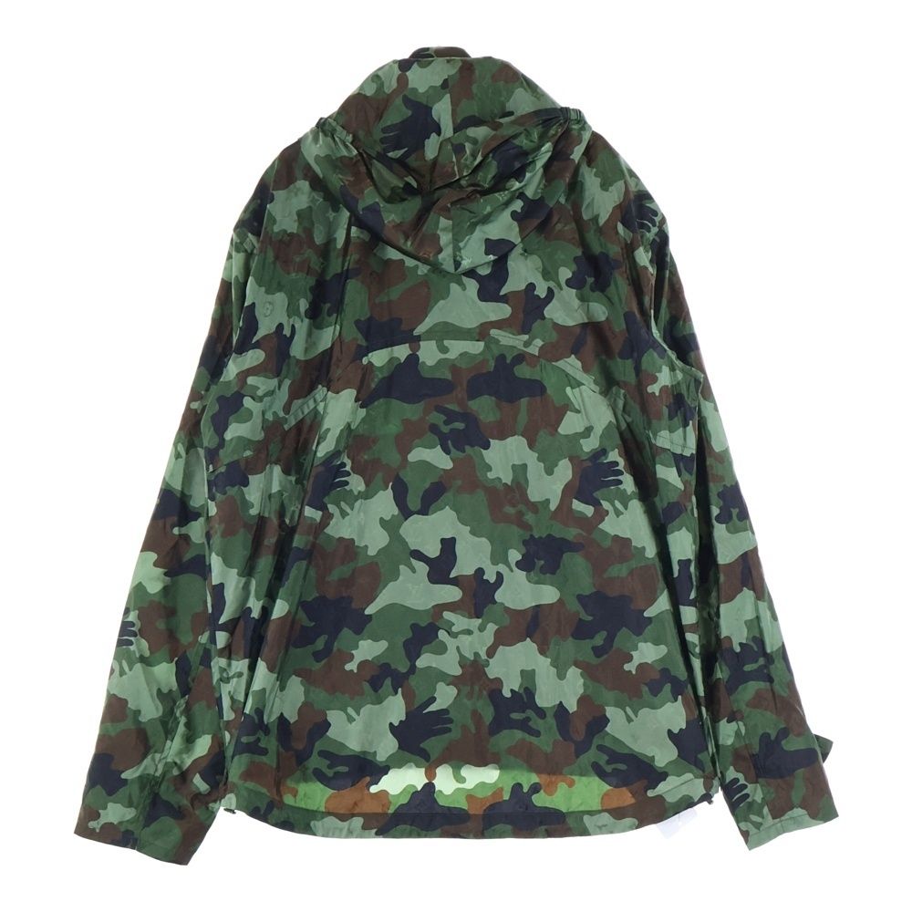 LOUIS VUITTON ルイヴィトン 20 AW Camo Windbreaker カモウィンドブレイカー フーデッドジャケット パーカー 迷彩総柄 カーキ RM 202 M XCO HJB 08 W