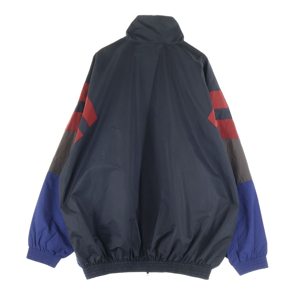 バレンシアガ 17 AW ラインデザイン ナイロントラックジャケット ブルー レッド ブラック 508508