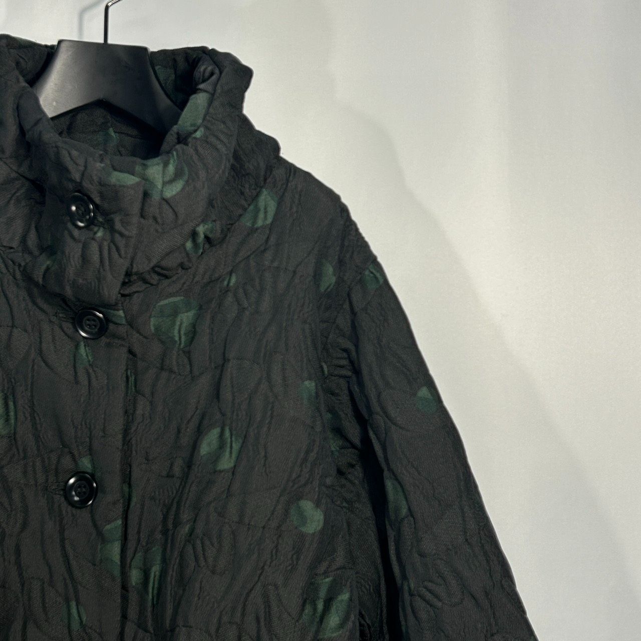 慈雨【40】ブラック系 ジャケット 長袖アウター ジャンパー 個性的