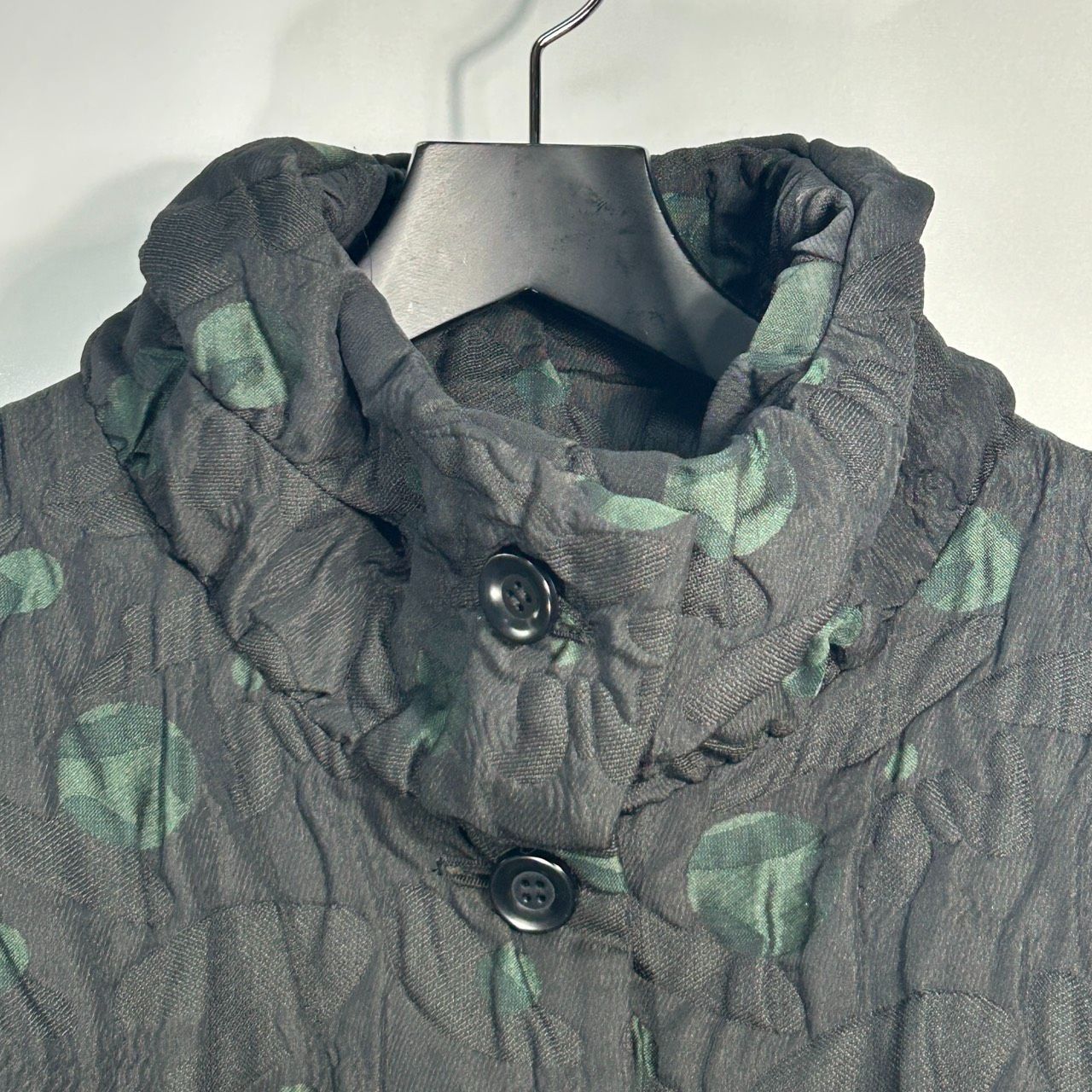 慈雨【40】ブラック系 ジャケット 長袖アウター ジャンパー 個性的