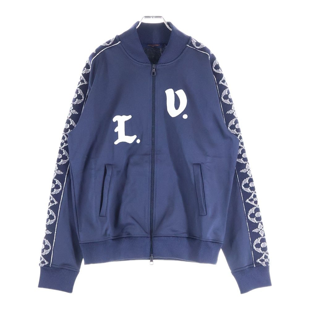 LOUIS VUITTON ルイヴィトン 24 SS LVフラワーバンドトラックジャケット ジップアップジャケット ネイビー RM 241 MQ ZSC HQY 45 W