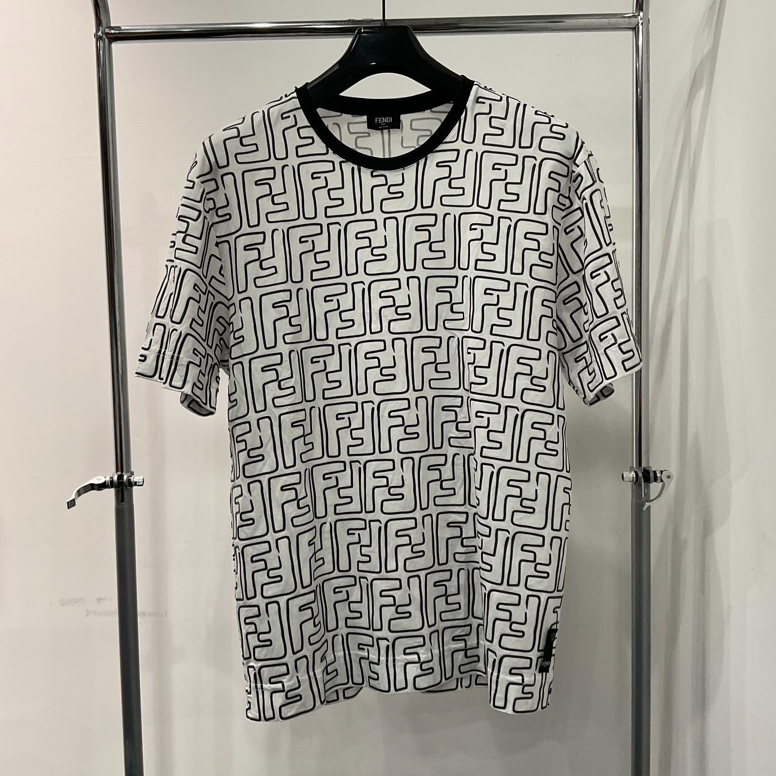 フェンディ Tシャツ ズッカ 総柄 M