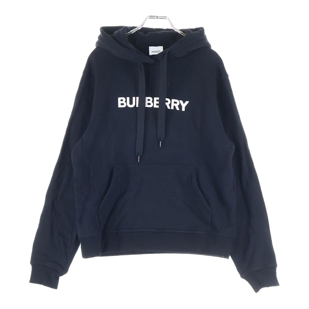 バーバリー ロゴプリント プルオーバースウェットパーカー フーディー ブラック レディース 8054386