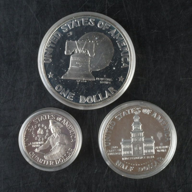 記念硬貨 USドル シルバープルーフ 3枚セット N S384 - メルカリ