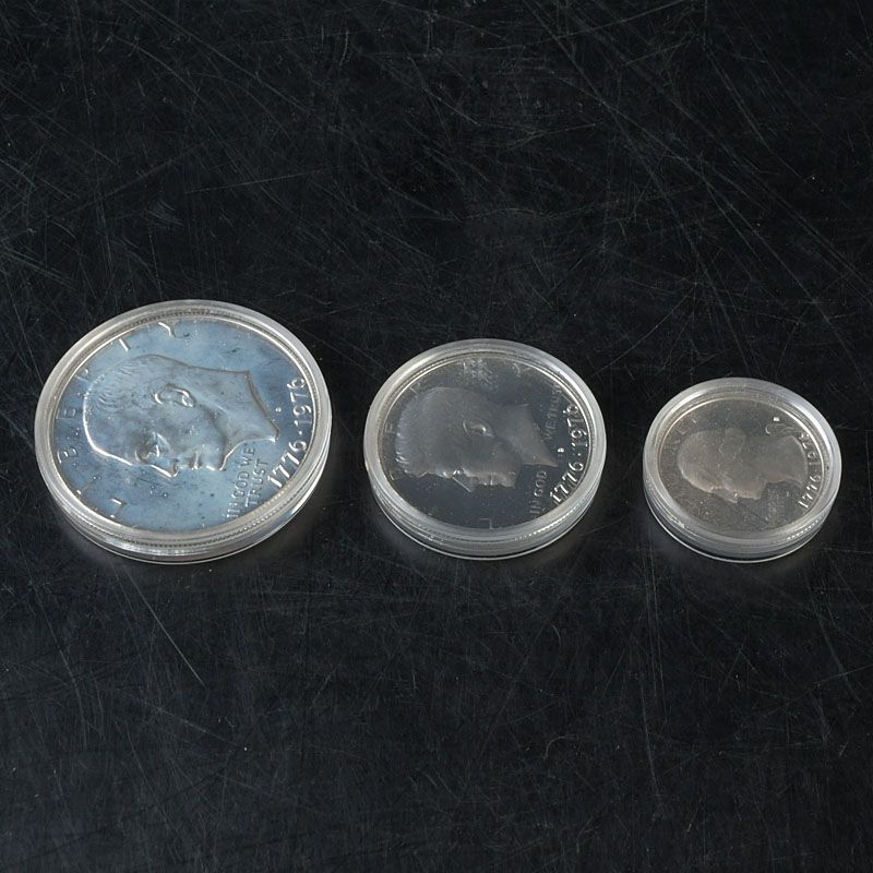 記念硬貨 USドル シルバープルーフ 3枚セット N S384 - メルカリ