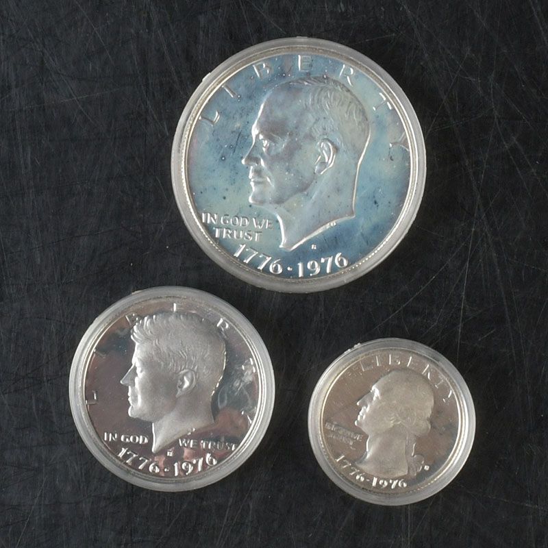 記念硬貨 USドル シルバープルーフ 3枚セット N S384 - メルカリ