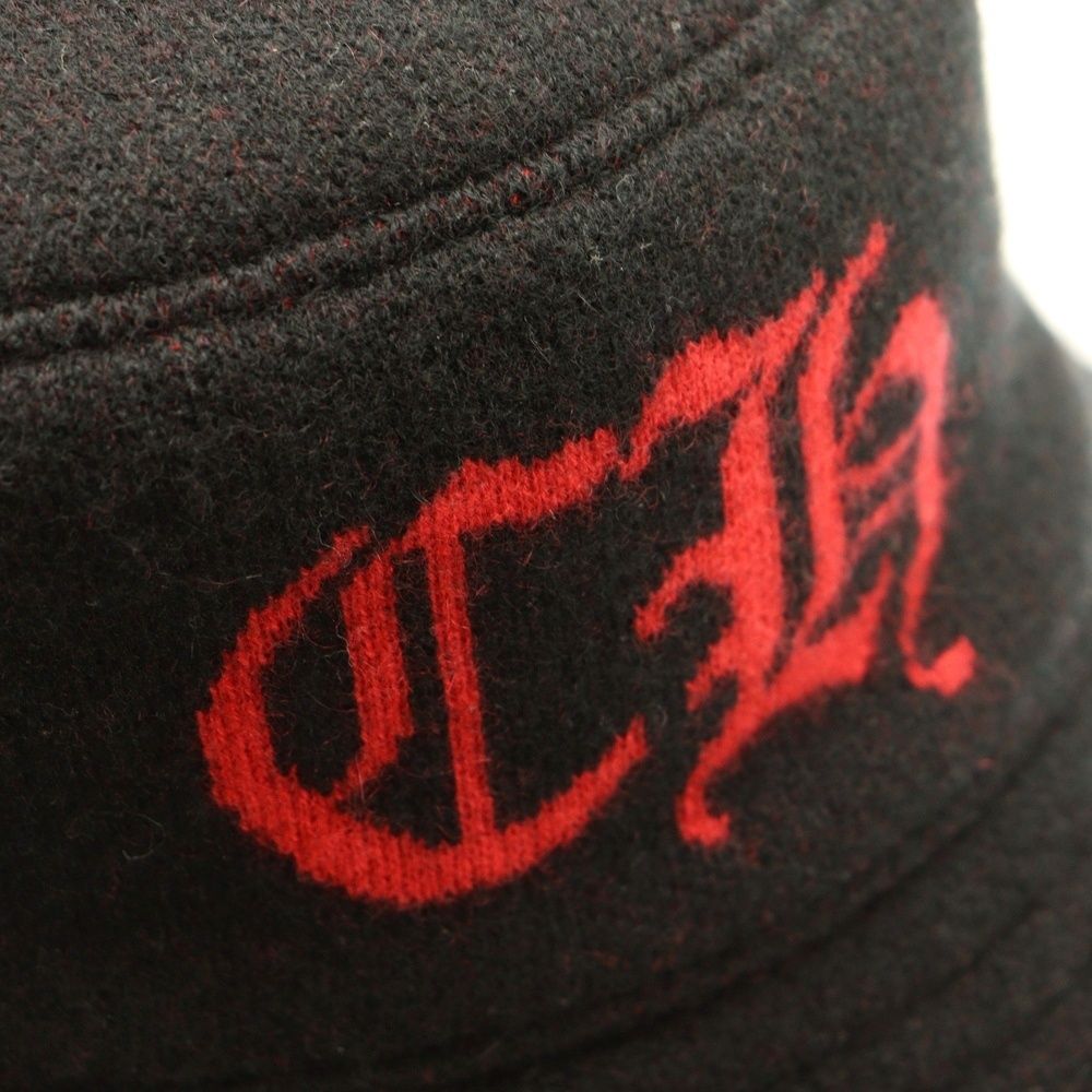 CHROME HEARTS (クロムハーツ) Cashmere Bucket Hat CHロゴ スクロール