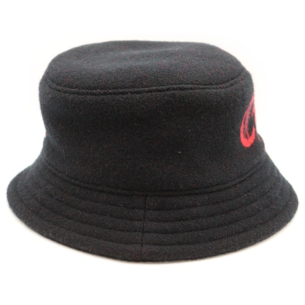 CHROME HEARTS (クロムハーツ) Cashmere Bucket Hat CHロゴ スクロール