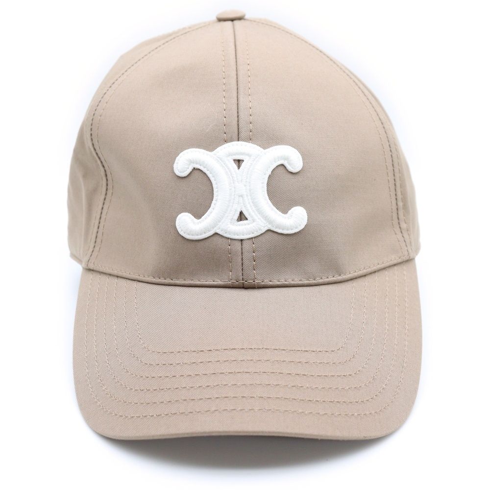 CELINE (セリーヌ) トリオンフ ロゴ刺繍 ベースボールキャップ