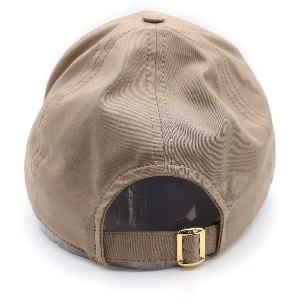 CELINE (セリーヌ) トリオンフ ロゴ刺繍 ベースボールキャップ