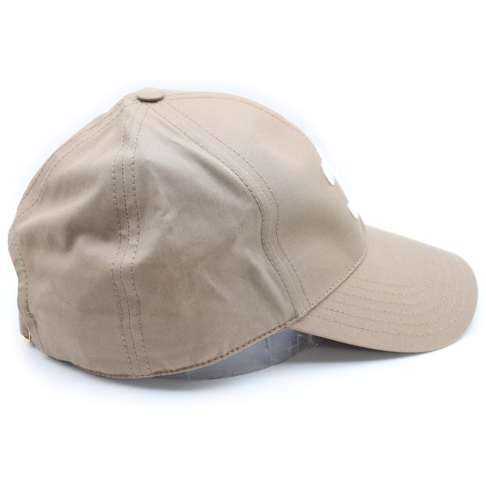 セリーヌ ベージュ トリオンフ 刺繍ロゴ ベースボールキャップ CELINE セリーヌ キャップ 帽子 トリオンフ ベースボールキャップ