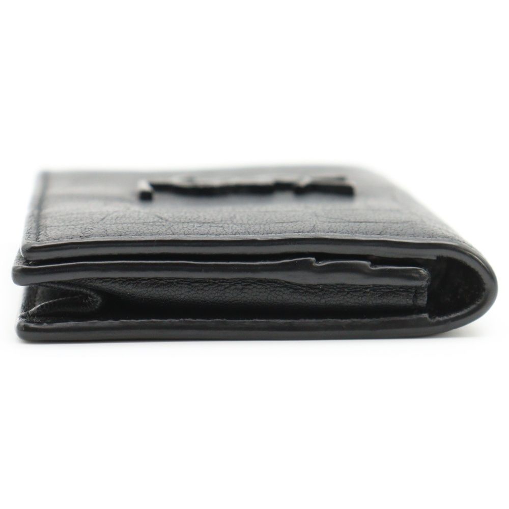 SAINT LAURENT PARIS (サンローランパリ) YSL クロコ型押し レザー