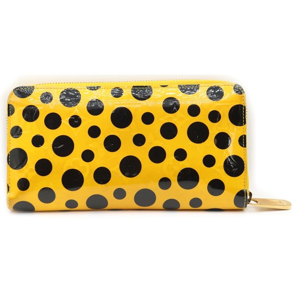 美品　ルイヴィトン　ヴェルニ ジッピーウォレット ドットインフィニティ　草間彌生 LOUIS VUITTON (ルイヴィトン) ×草間彌生 モノグラム ヴェルニ ヤヨイ