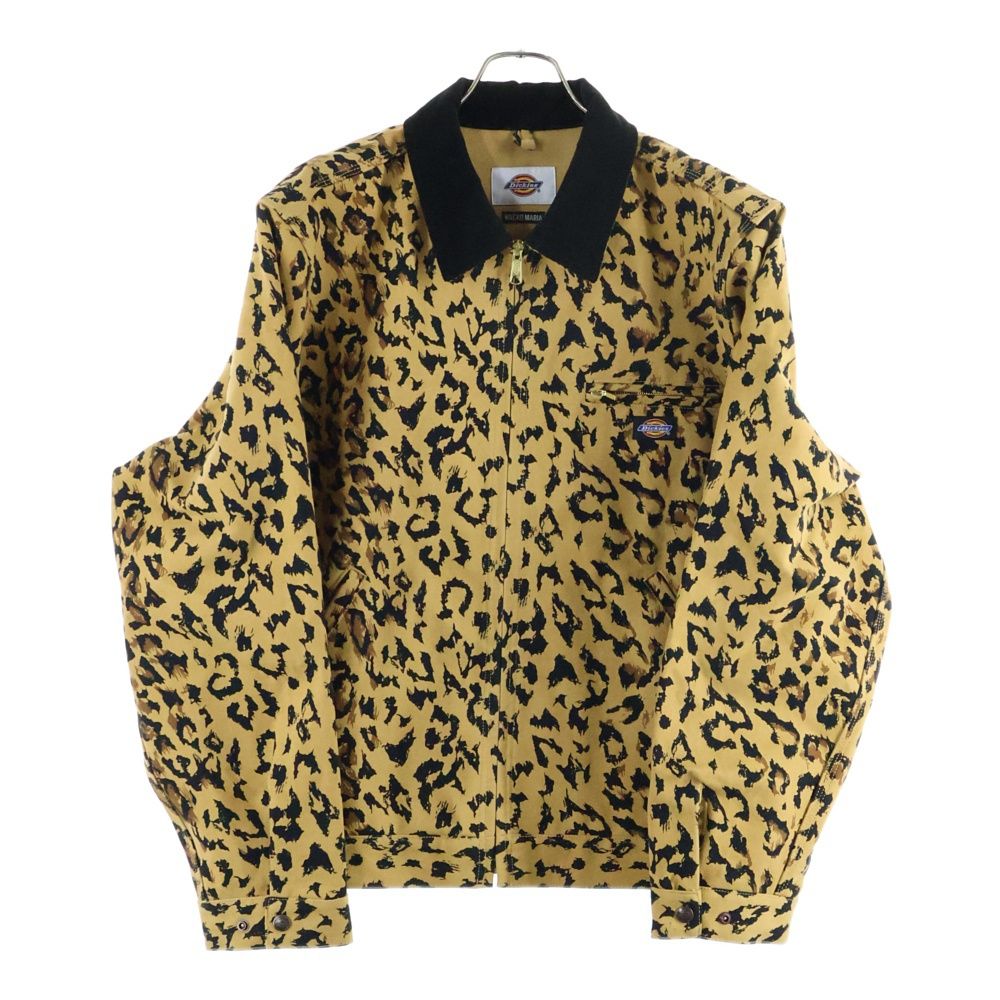 WACKO MARIA ワコマリア 25 SS LEOPARD WORK JACKET レオパード ジップアップワークジャケット ベージュ SS-WMO-DC 03