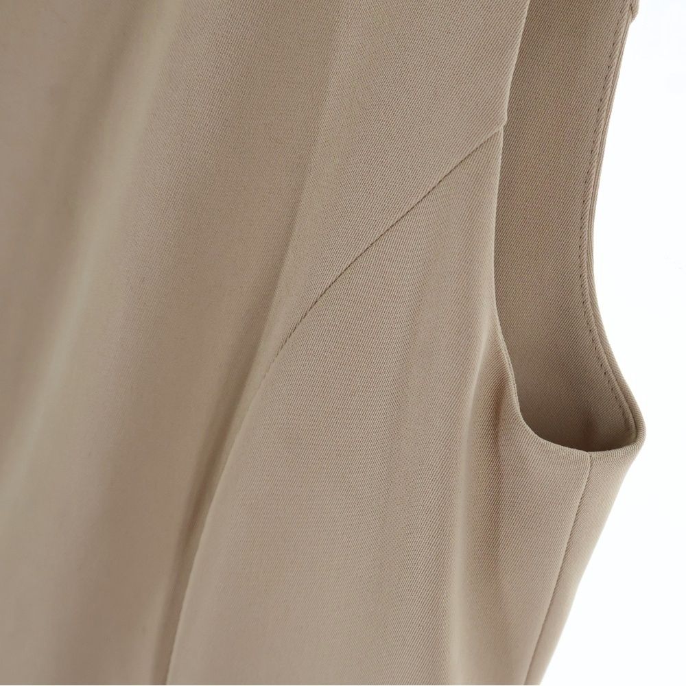 FOXEY (フォクシー) ジップアップ バイカラー ノースリーブ ミディアム