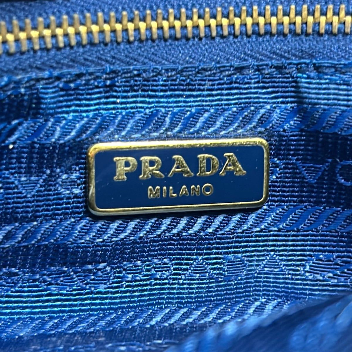 PRADA(プラダ) ポーチ - ネイビー