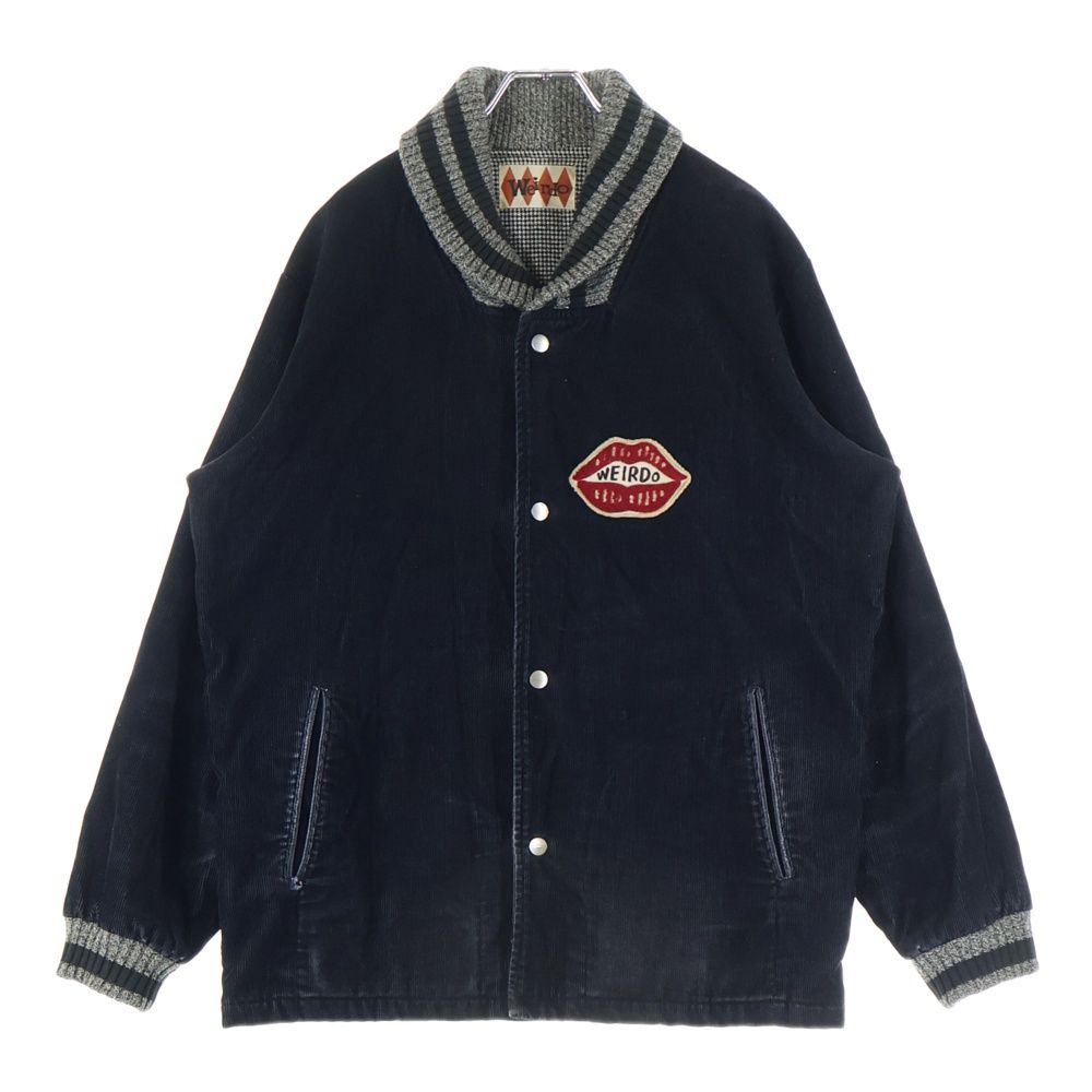 weirdo ウィアード PHARAOH BITCH GIRL ファラオジャケット フロントワッペン コットン ブラック WRD-14-AW-16