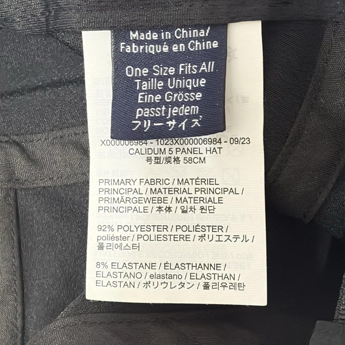  ARC TERYX アークテリクス キャップ 黒 ベースボールキャップ キャップ