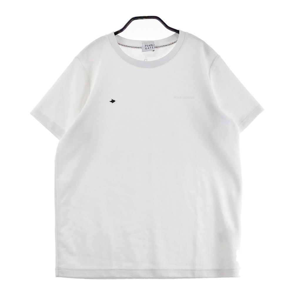 サイズ 2 PEARLY GATES パーリーゲイツ 半袖Tシャツ ホワイト系 ゴルフウェア レディース ストスト