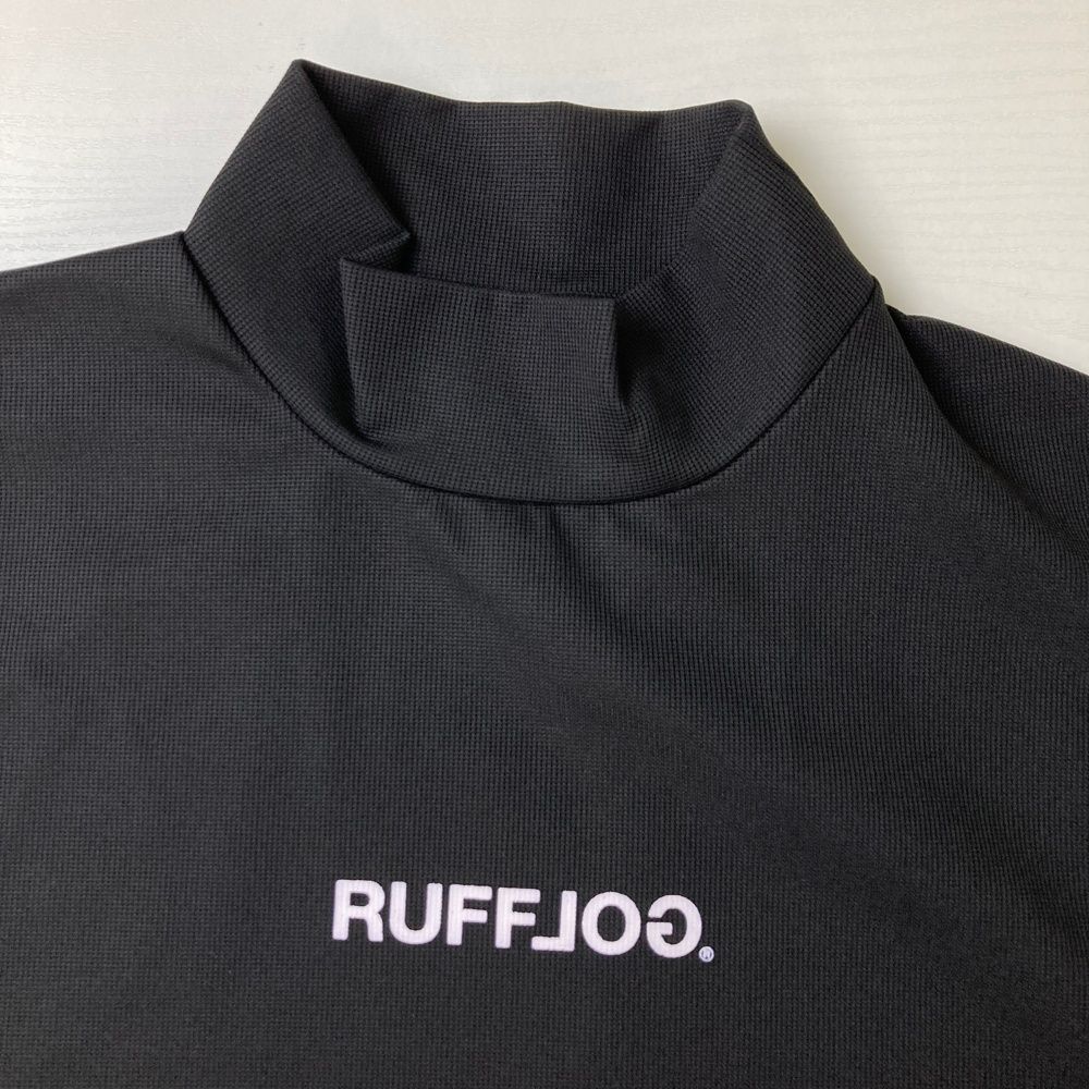 サイズ：L RUFFLOG ラフロッグ 2024年 モックネック 半袖Tシャツ
