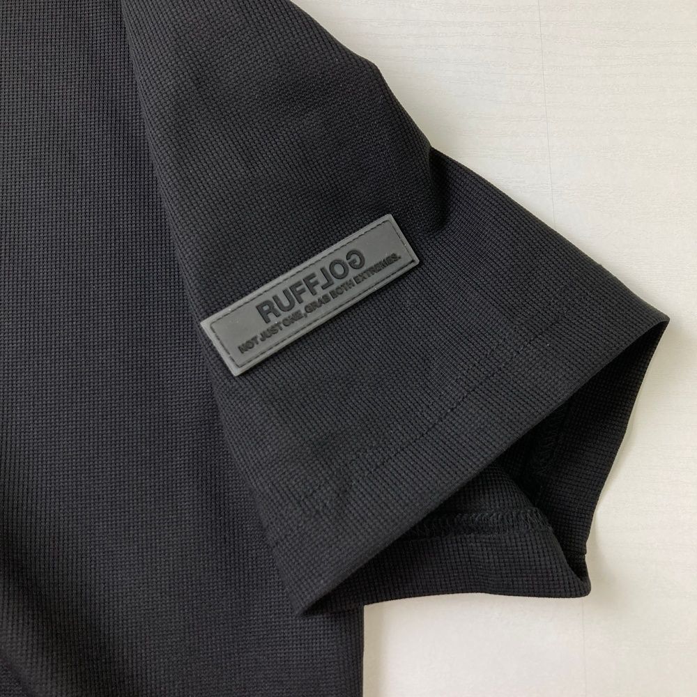 サイズ：L RUFFLOG ラフロッグ 2024年 モックネック 半袖Tシャツ