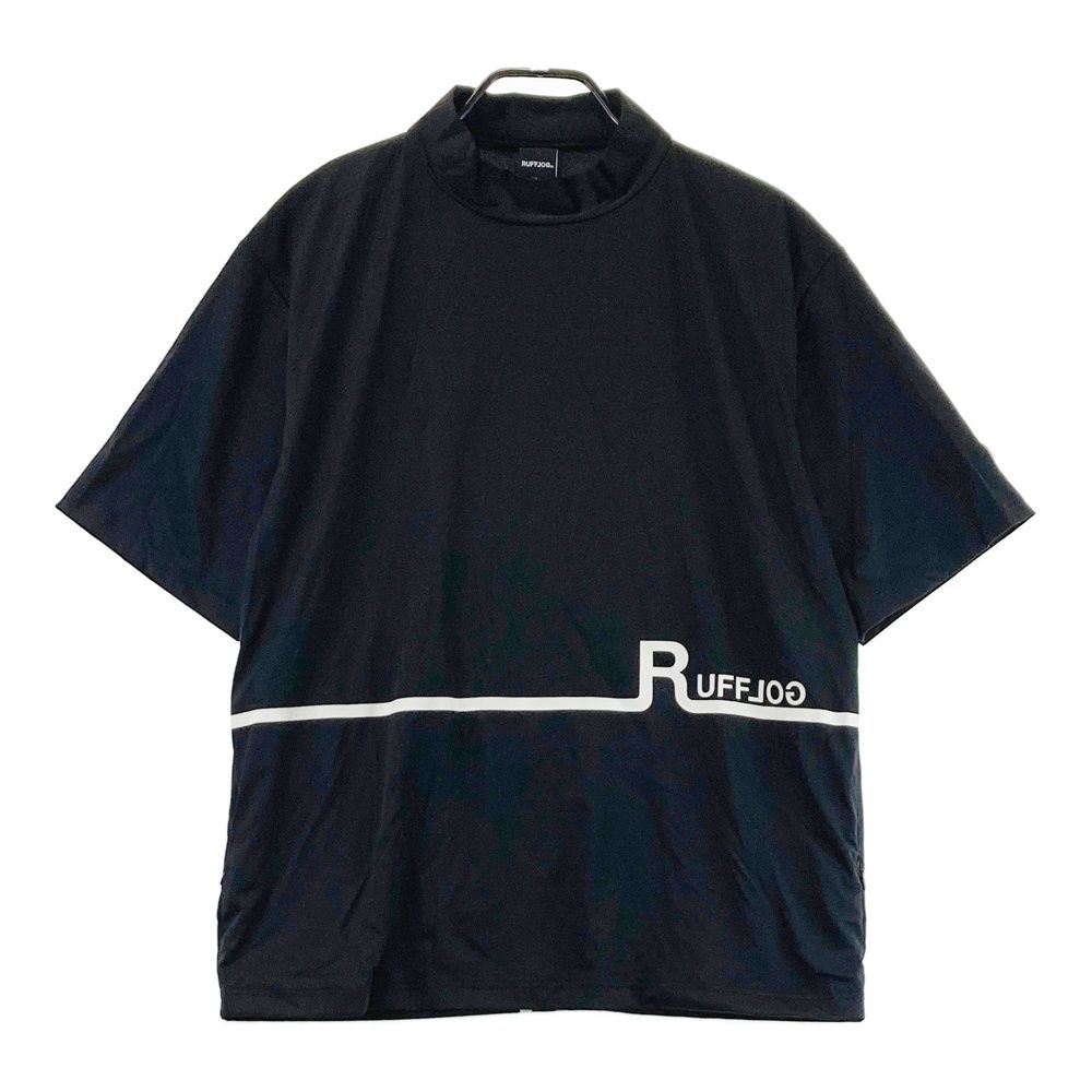 サイズ：L RUFFLOG ラフロッグ 2023年 モックネック 半袖Tシャツ