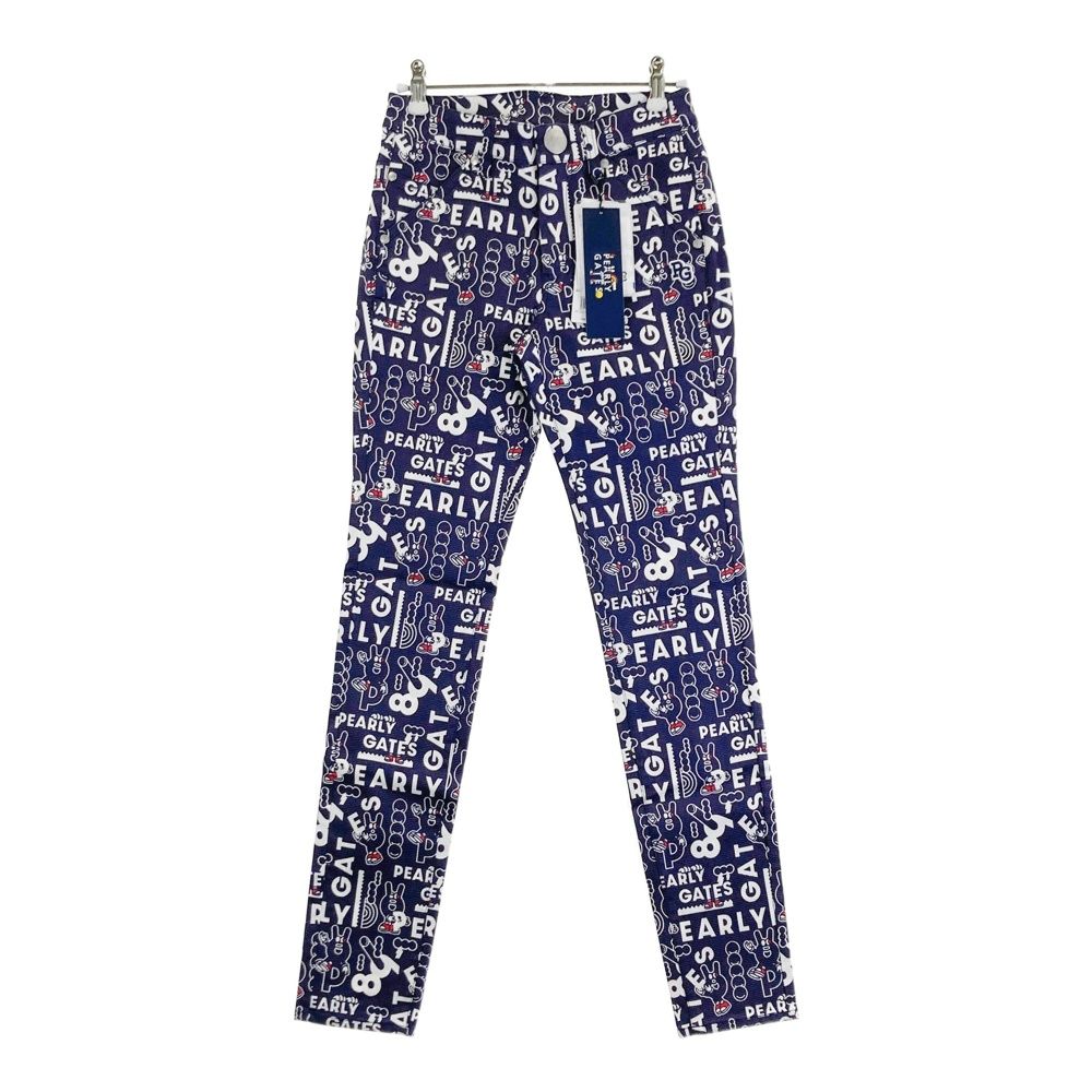 サイズ 00 PEARLY GATES パーリーゲイツ 055 2231020 パンツ 総柄 ネイビー系 ゴルフウェア レディース ストスト
