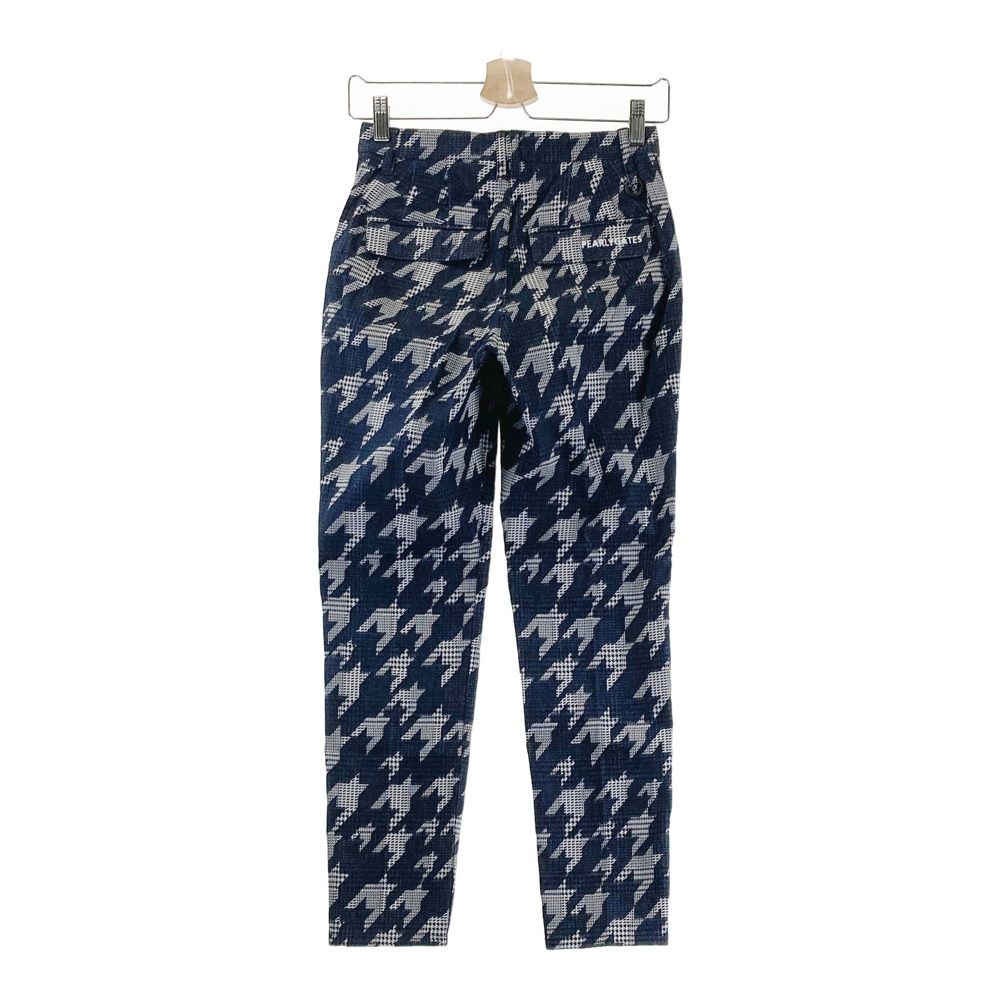 サイズ 00 PEARLY GATES パーリーゲイツ 055-2231912 パンツ 千鳥 ネイビー系 ゴルフウェア レディース ストスト