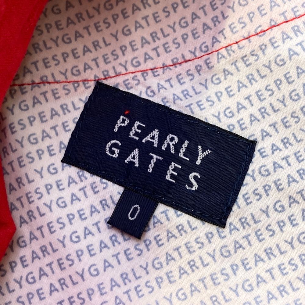 サイズ：0 PEARLY GATES パーリーゲイツ 055-2131302 パンツ レッド系