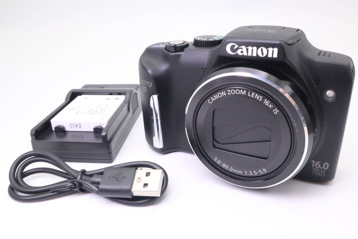 Canon SX 170 IS キヤノン コンパクトデジタルカメラ ブラック f 10961
