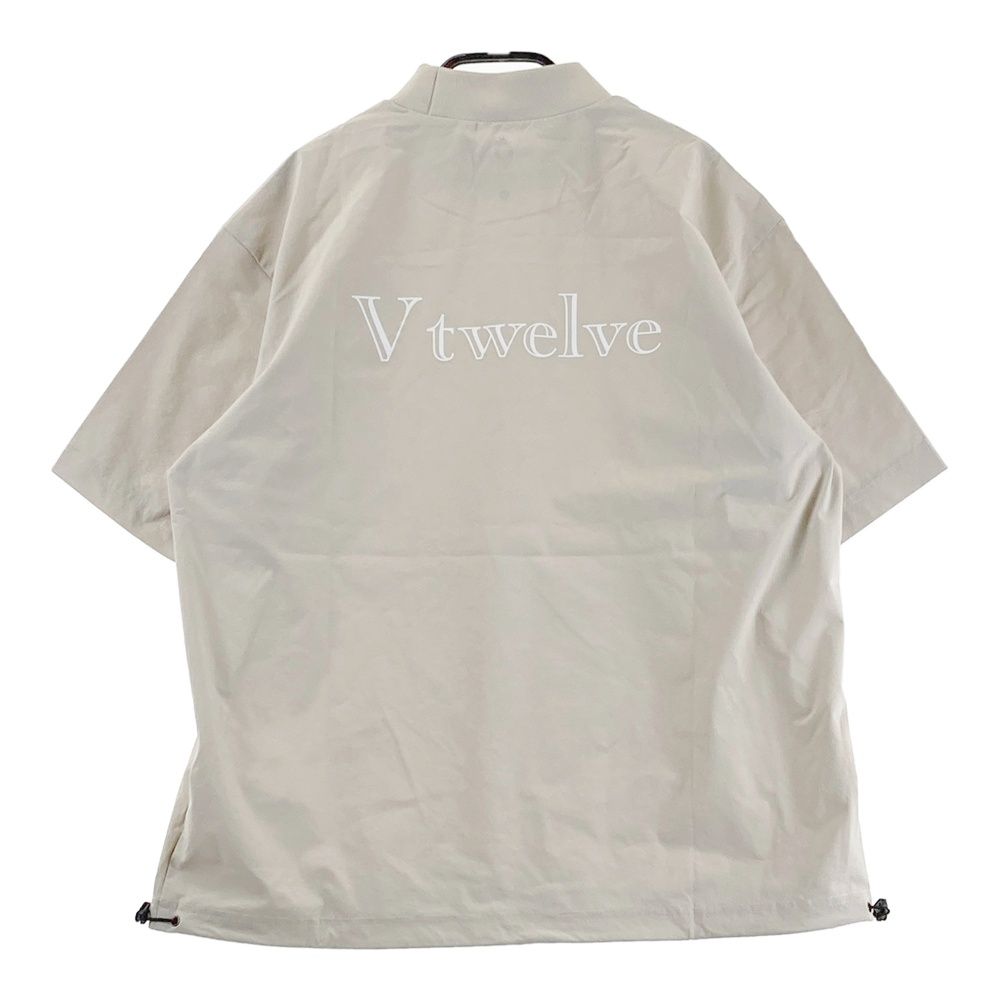 V12 モックネックシャツ　2025年 サイズ：1 V12 ヴィトゥエルヴ 2025年モデル モックネック 半袖Tシャツ