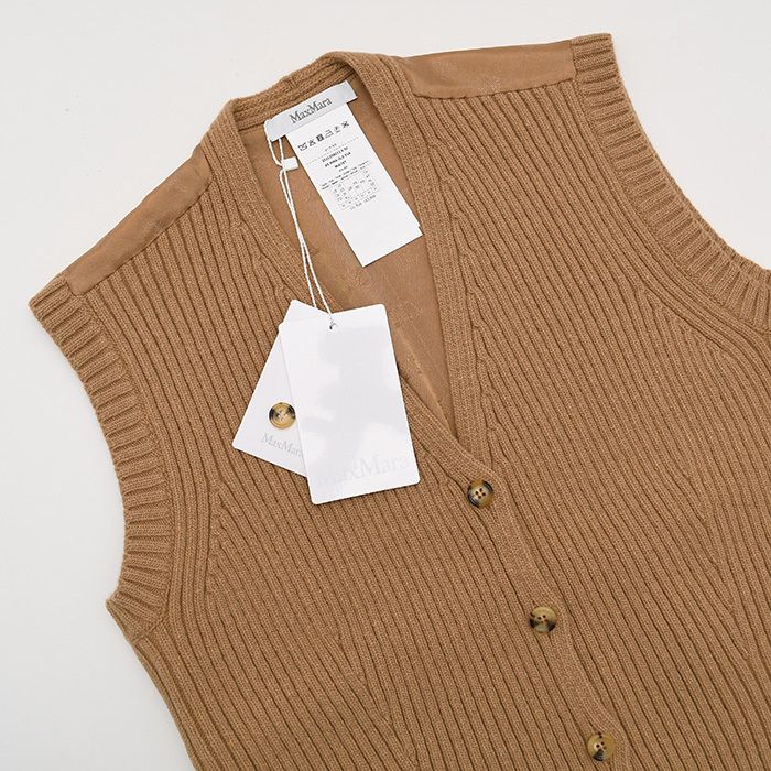 ウールカシミア ジレ