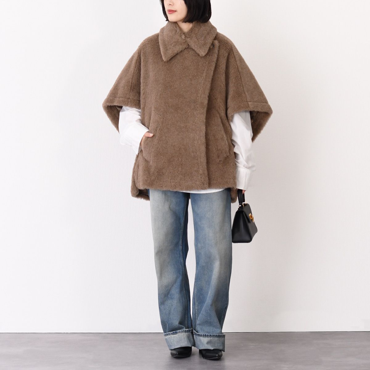 Max Mara マックスマーラ TEBE4 テベ テディベア ケープ - メルカリ